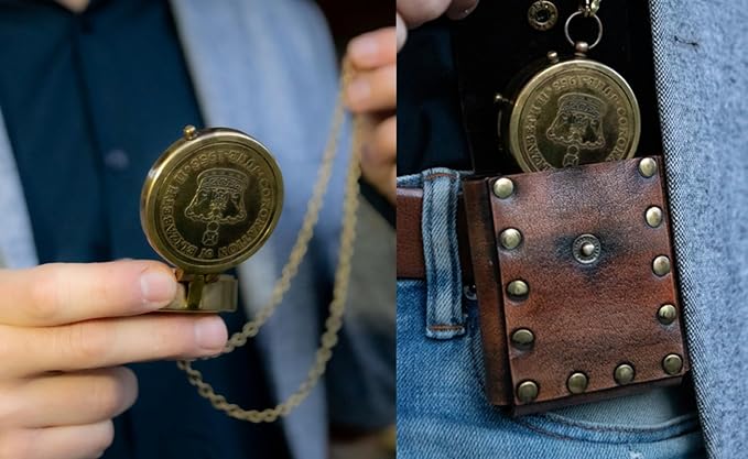Handmade Antique Vintage Brass Compass | Exquisite Nautical Compass | Home - Image 4