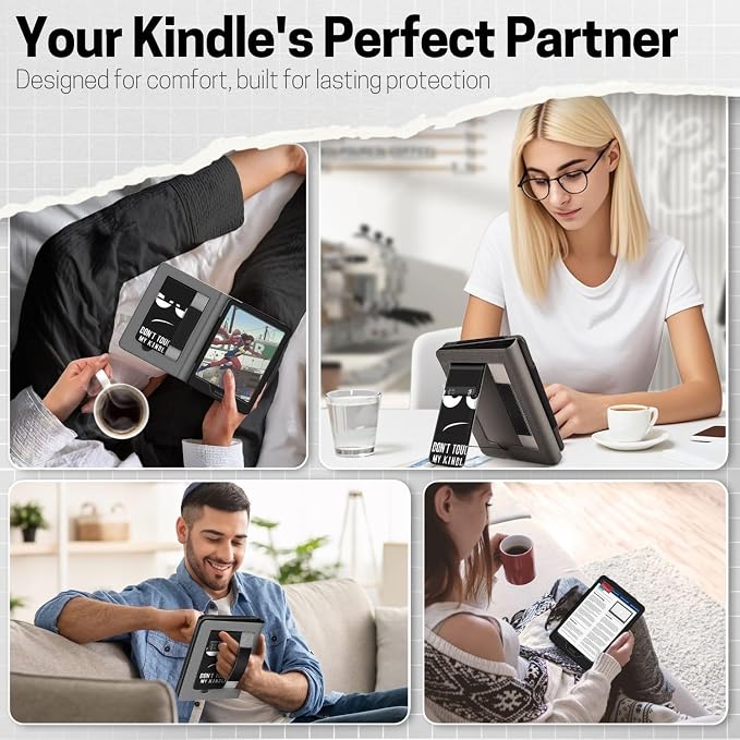TNP Stand Case with Strap for Kindle Paperwhite 12th Gen 2024 / Kindle - Image 9