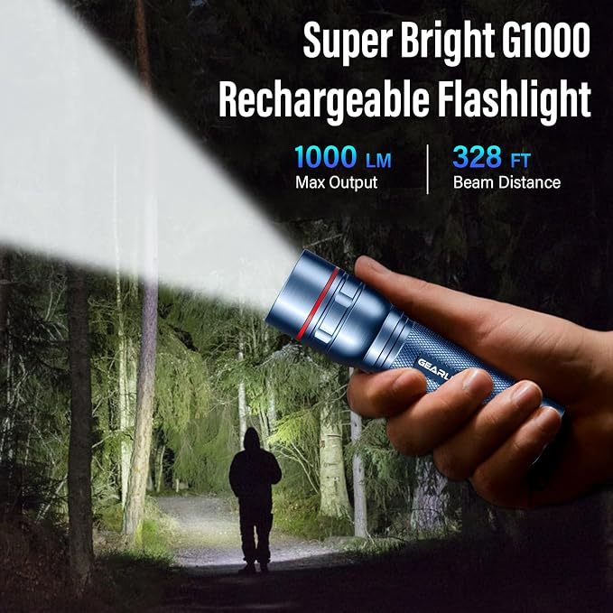 RECHOO Rechargeable Flashlights High Lumens, Super Bright Flash Light 2 Pack - Image 7