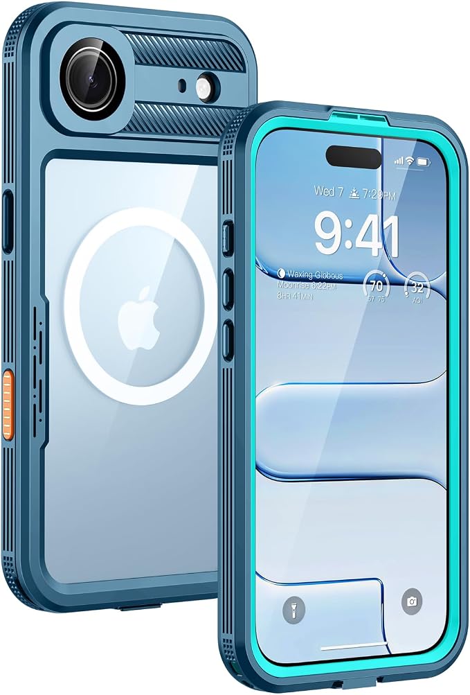 Lanhiem Magnetic for iPhone Air Phone Case, IP68 Waterproof Dustproof Phone by LanhiemHome