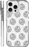 Case for iPhone 16 Pro, Disco Ball Grayish White Phone Case Design，for Women by Toulas