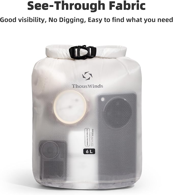 Thous Winds Ultralight Dry Bag, 24 Liter Waterproof Storage Sacks - Image 6