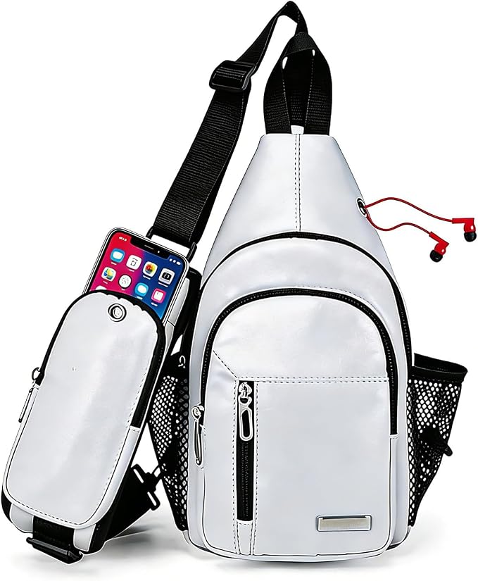 JENAGREEN Sling Backpack Crossbody Sling Bag, Cross Bag Adjustable Travel by JENAGREEN