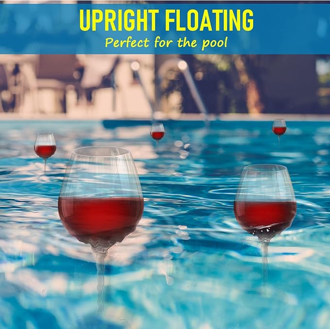 Floating Wine Glasses for Pool - Image 2