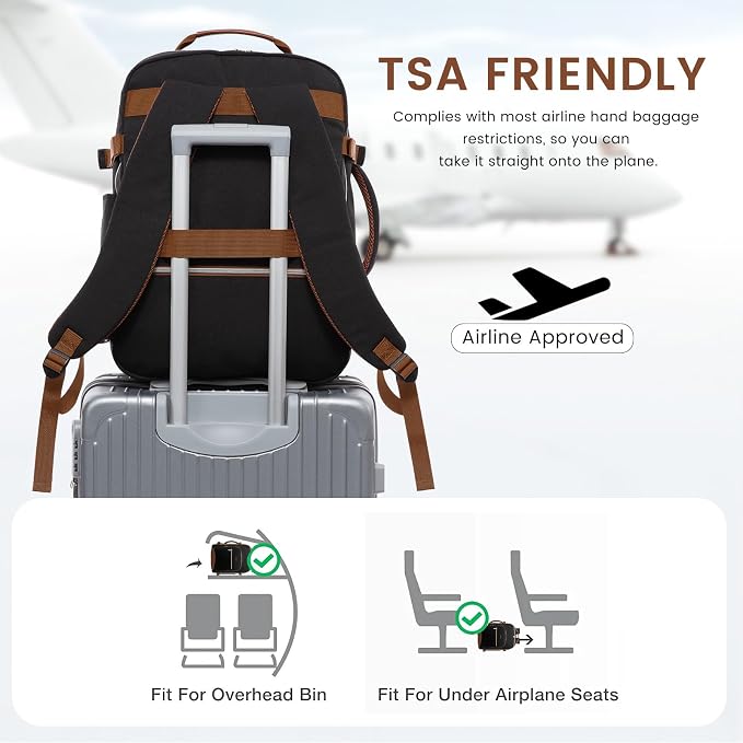 LOVEVOOK 40L Large Travel Backpack - Image 4