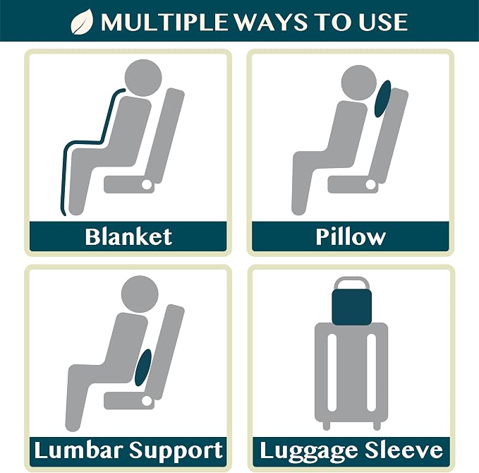 PAVILIA Travel Blanket Airplane Compact - Image 9