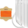 Upholstery Repair Kit: Waxed Sewing Thread & Heavy Duty Needles by VONEEDL