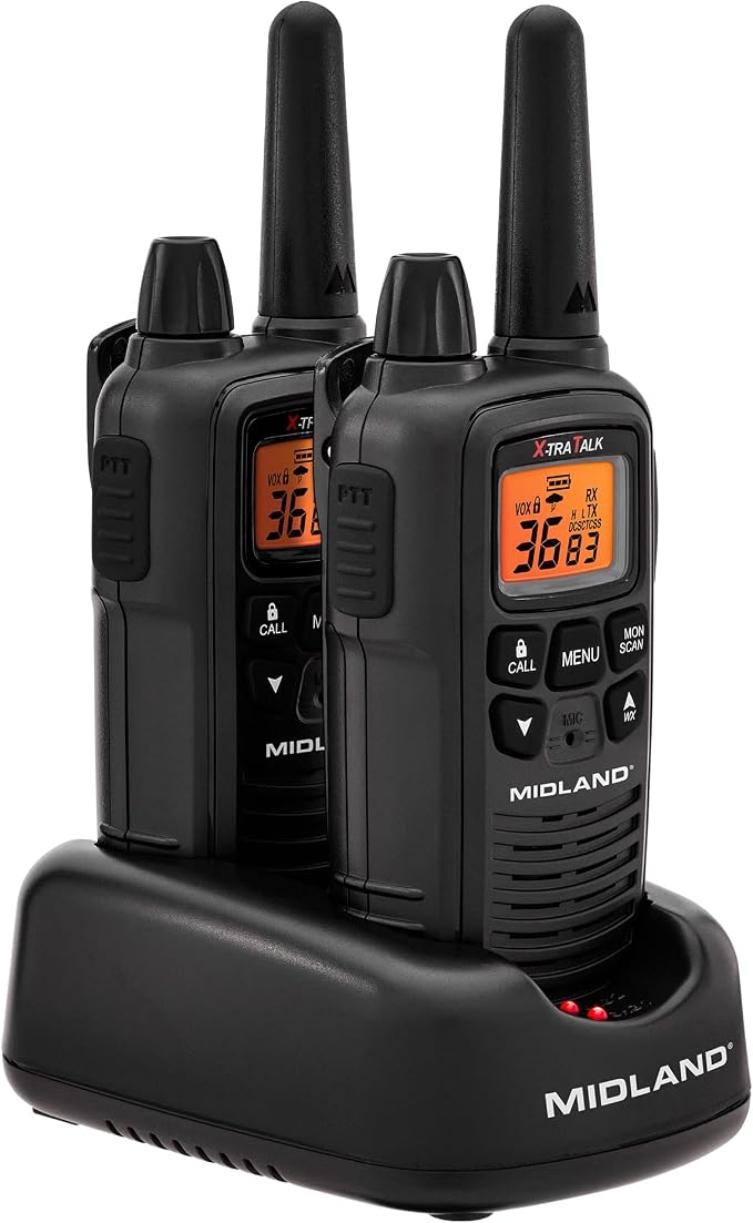 Midland - LXT600VP3, 36 Channel FRS Two-Way Radio - Up to 30 Mile Range Walkie by MidlandRadio