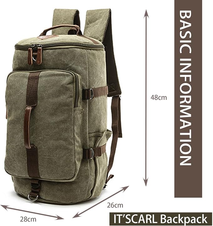 Men's backpack with large capacity, Fashionable travel style, Outdoor hiking bag - Image 6