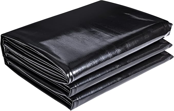ToLanbbt Pond Liner 15 FT x 15 FT HDPE Pond Liners, 20 Mil UV Resistant by ToLanbbt