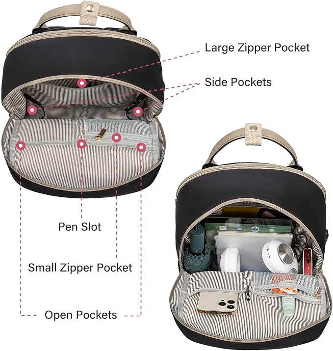 LOVEVOOK Laptop Backpack for Women Men, 17.3 Inch Laptop Bag - Image 3