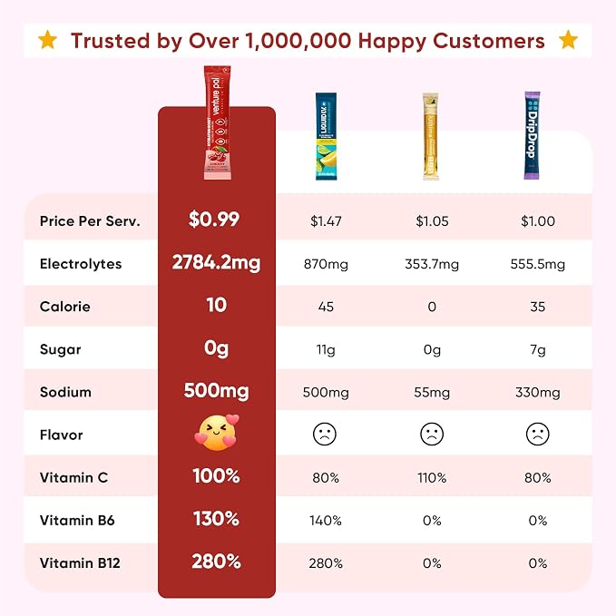 Venture Pal Sugar Free Electrolyte Powder Packets - Image 2