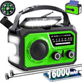 16000mAh Hand Crank Emergency Weather Radio by ZZMICHP