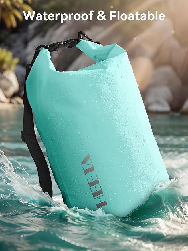 HEETA Waterproof Dry Bag for Women Men, 5L/10L/20L/30L/40L Roll Top Lightweight - Image 3