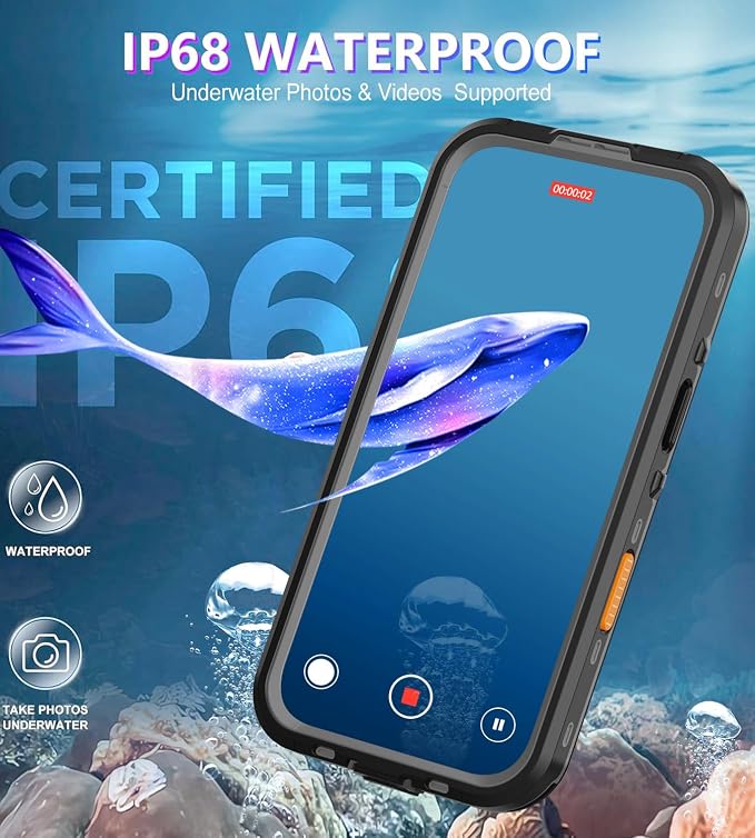 for iPhone 17 Pro Max Case Waterproof, Full Body Underwater Dustproof - Image 5