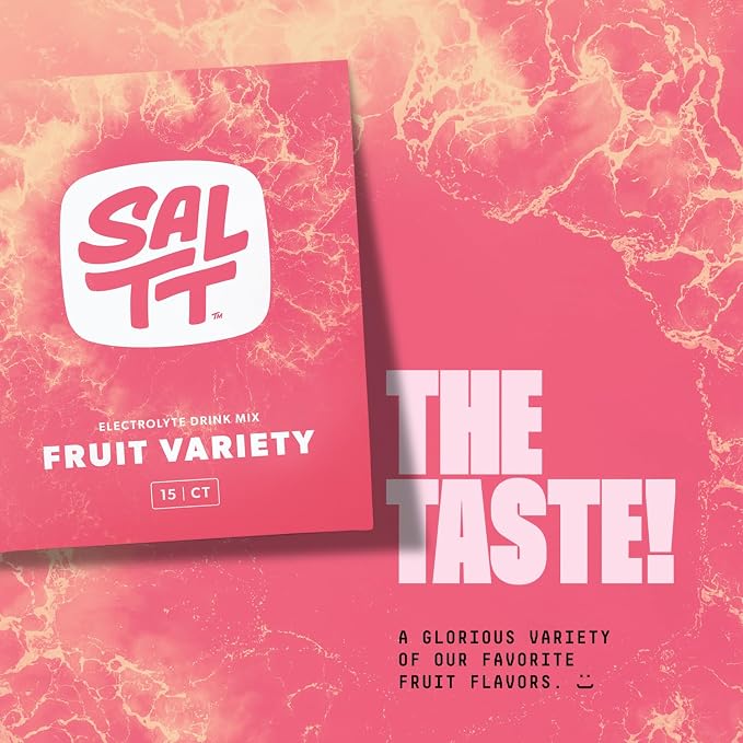 SALTT Electrolytes Powder Packets, Fruit Variety Pack - Image 4