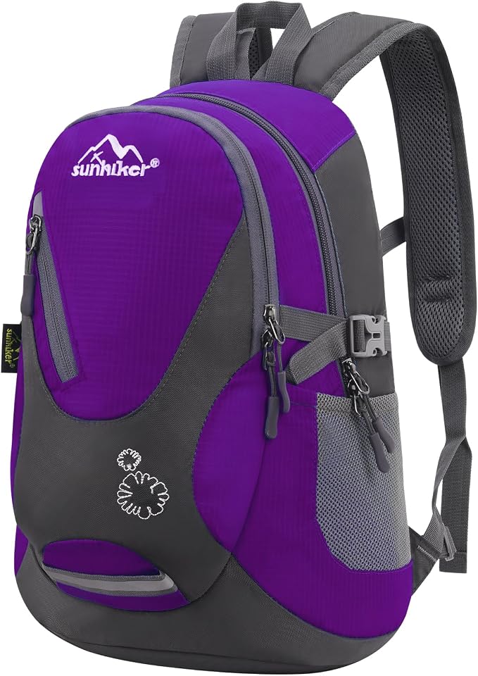 sunhiker Small Hiking Backpack Women Men 20L Lightweight Travel Backpack by sunhiker