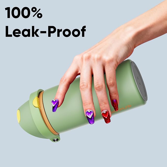 Insulated Water Bottle with Straw - Image 6