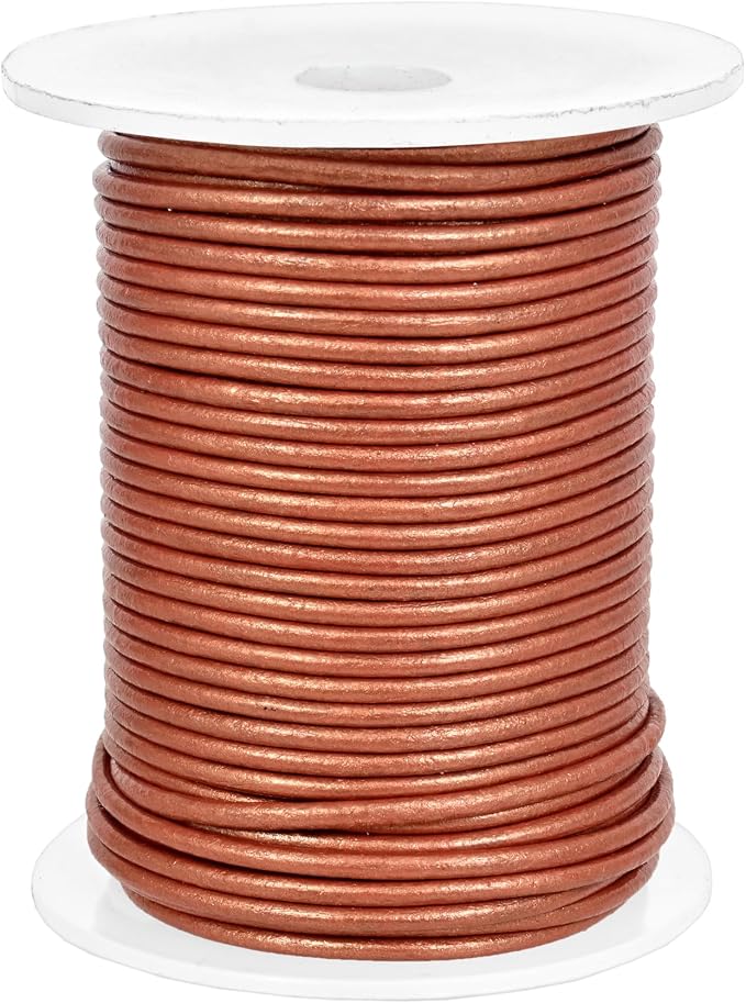 GENIQUE Real/Genuine Round Leather String Cord - Image 2