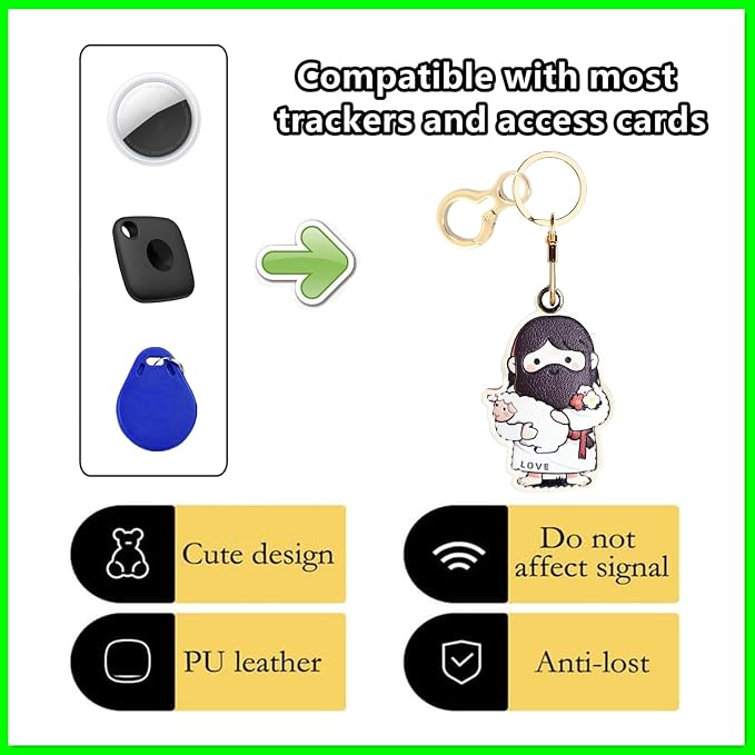 Leather Keychain Holder Case Compatible - Image 3