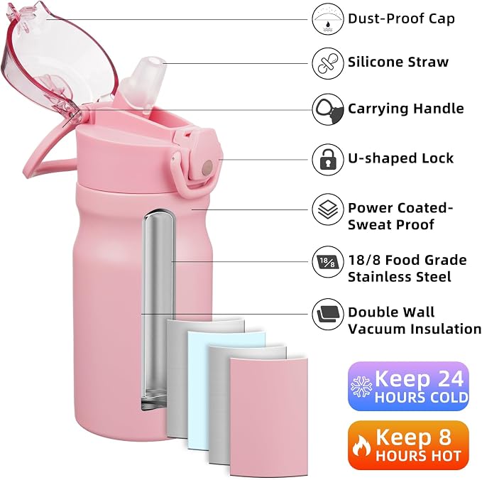 BJPKPK Stainless Steel Insulated Water Bottle - Image 2