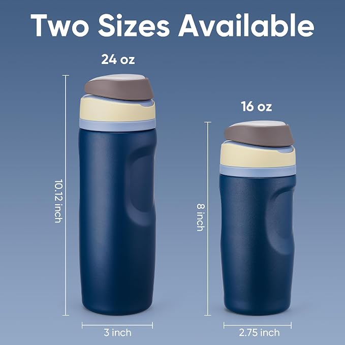 Fijinhom 24 oz Insulated Water Bottle, Stainless Steel Sports Water Bottle - Image 7