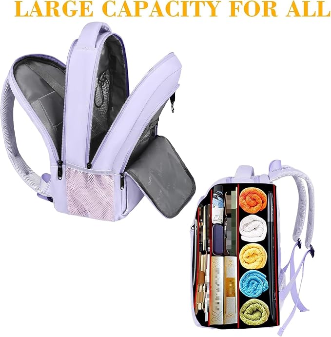 MATEIN Laptop Backpack for Girls, 15.6 Inch College School Backpack for Women - Image 3