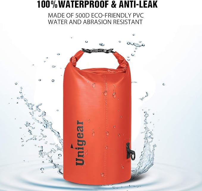 Unigear Dry Bag Waterproof, 2L/5L/10L/20L/30L/40L Floating and Lightweight Bags - Image 4