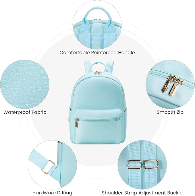 LOVEVOOK Mini Backpack for Women Light Weight Small Waterproof Backpack Purses - Image 6