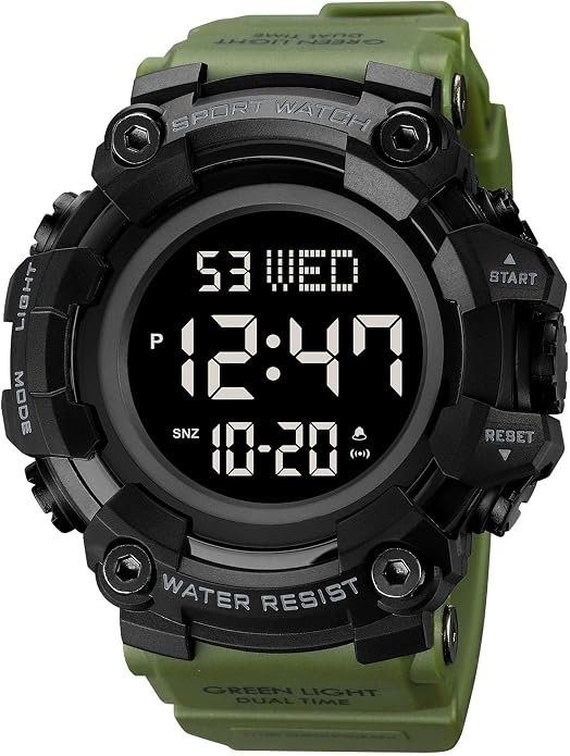 FANMIS Mens Military Multifunction Digital LED Watch Electronic Waterproof - Image 2