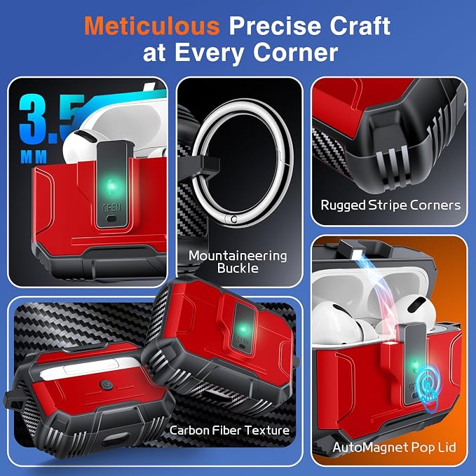 Armoured Heavy Duty for AirPods Pro1 Generation Case - Image 4