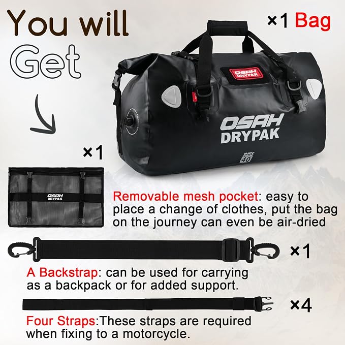 OSAH DRYPAK Waterproof Duffel Bag - Image 7