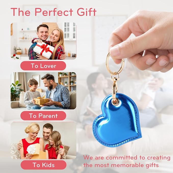 Leather Charm Keychain Holder Case Compatible - Image 5