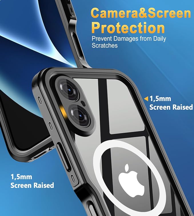 for iPhone 16 Case Waterproof | Full Body Shockproof Dust Proof Phone Case Cover - Image 3