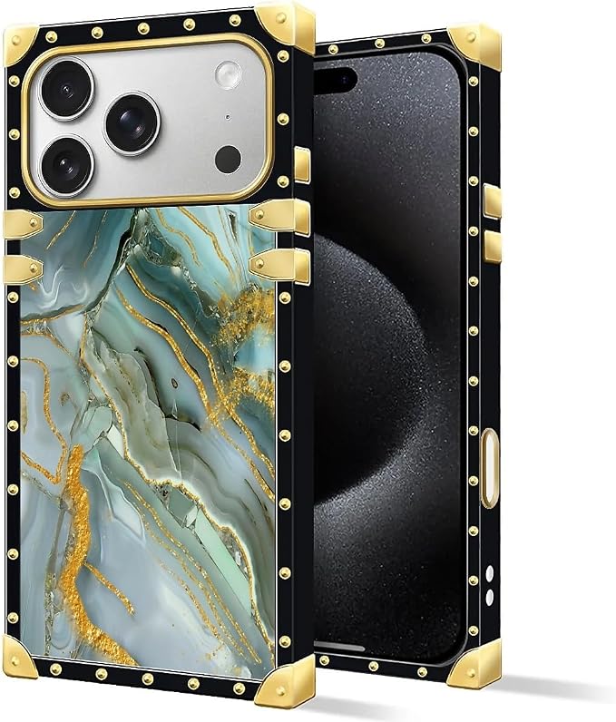 for iPhone 17 Pro Case Luxury Golden Decoration - Image 2