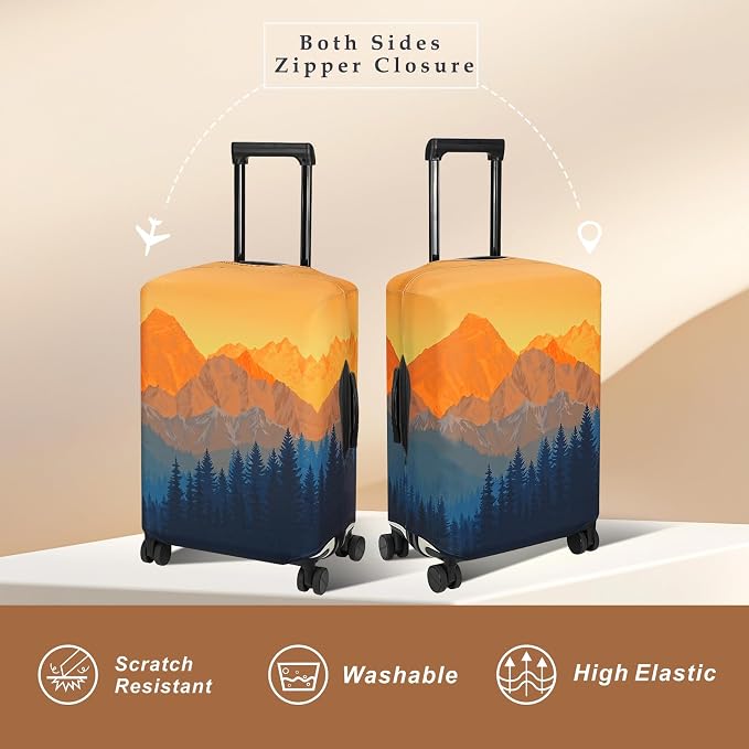 Explore Land Travel Luggage Cover Suitcase Protector Fits 27-30 Inch Case - Image 2