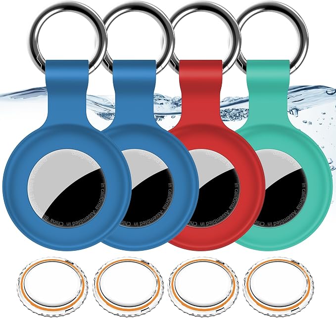 1|2|4Pack for Apple AirTag Holder, for Air Tag 2nd &1st Genaretion, Waterproof by HitfineLLC