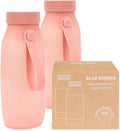 BLUE GINKGO Collapsible Water Bottle – Lightweight, Foldable Silicone Bottles by BLUEGINKGO
