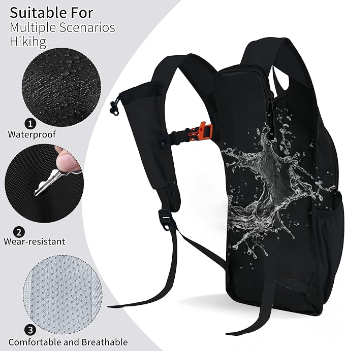 Hiking Backpack 10L/15L Small Daypack Lightweight Packable Travel Foldable - Image 4