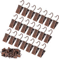 JANYUN 120 Pack Clip Hook Set Stainless Curtain Clips by JANYUN