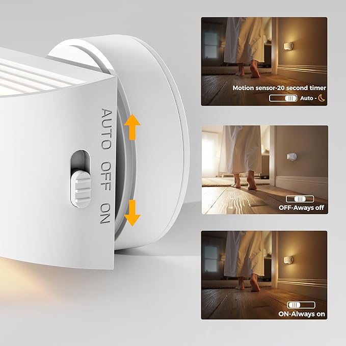 L LOHAS LED Motion Sensor Night Light, Rechargeable Stair Lights Indoor - Image 4