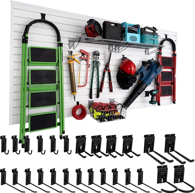 FRAYSCENT Slat Wall Paneling Garage Slat Wall Storage Systems Slatwall Panels by FRAYSCENT