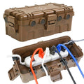 Outdoor Electrical Box Waterproof, OUTDSPLY Medium Outdoor Electrical Box w/ 6 by OUTDSPLY