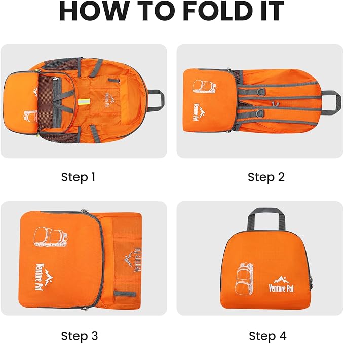 Venture Pal 35L Ultralight Lightweight Packable Foldable Travel Camping Hiking - Image 6