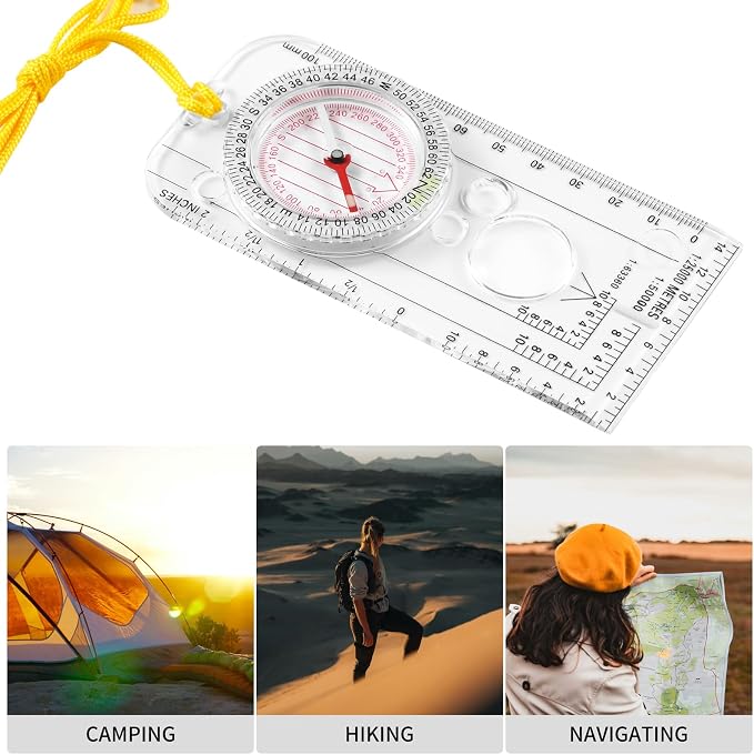 Eyeskey Multifunctional Military Sighting Navigation Compass - Image 7