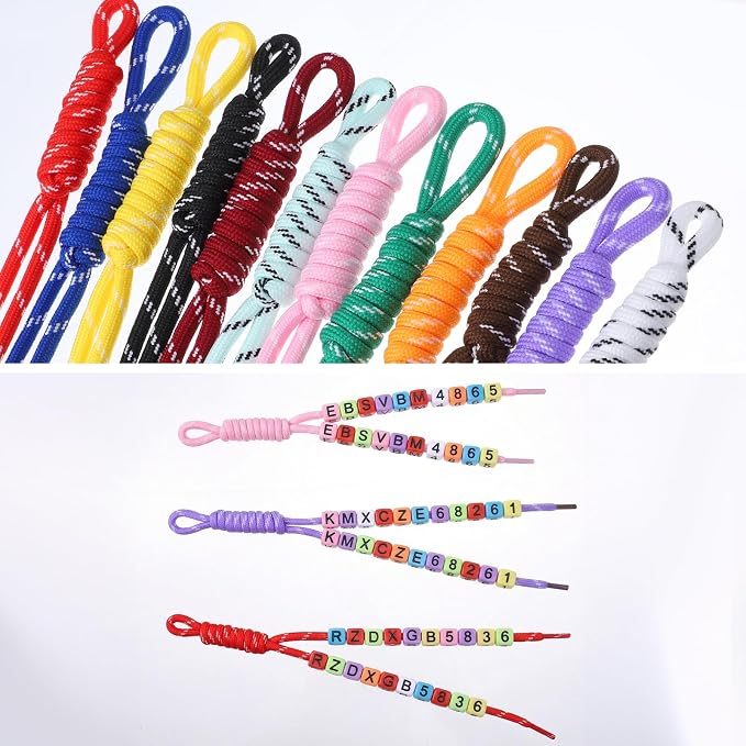12Pcs Paracord Keychain Paracord Charm Bag Keychain Accessories Colorful - Image 4