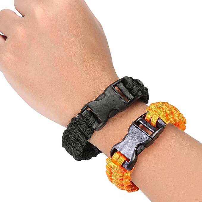 Sportmusies Paracord Wristband for Outdoor Sport Tactical Survival Parachute - Image 2