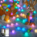 JMEXSUSS 100 LED Connectable Easter Lights String Indoor, 33 ft Globe String by JMEXSUSS