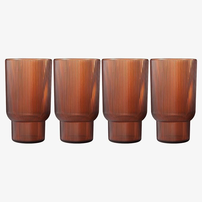 Shatterproof Acrylic Tall Drinking Glasses Set, European Style, Dishwasher Safe - Image 7