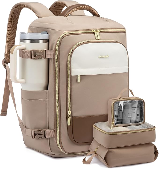 LOVEVOOK 40L Travel Backpack for Women, TSA Approved Carry On Backpack by LOVEVOOK